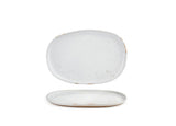 Plates, Porcelain, 13 Inch, Ash, Oval,4 - 1 COUNT