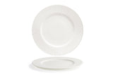 Plates, Rim, Focus, 10.62 Inch, White, Round,6 - 1 COUNT