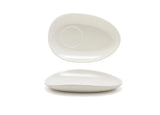 Saucers, Porcelain, 7 Inch, Scallop, Oval,12 - 1 EACH