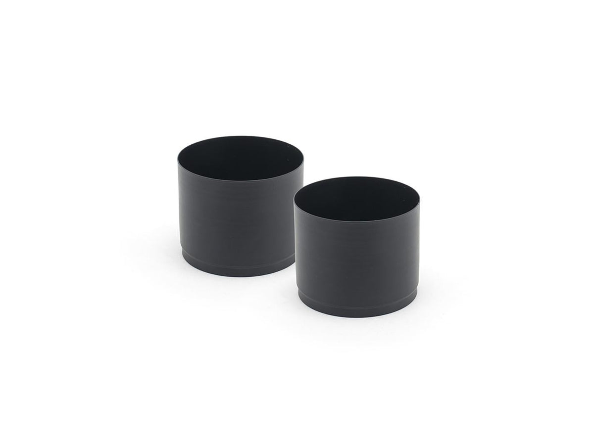 Riser Set, Fuel Cell, 4 Inch, 2-Piece, Matte Black, Metal,1 - 2 COUNT