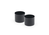Riser Set, Fuel Cell, 4 Inch, 2-Piece, Matte Black, Metal,1 - 2 COUNT