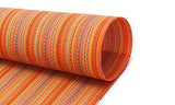Placemats, Metroweave 16 x 12 Inch, Orange, Vinyl,12 - 1 EACH