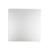 Cake Drum Board, Pastry Tek 10 x 10 x 0.5 Inch, Cardboard, Metallic Silver, Square,1 - 1 EACH