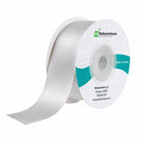 Ribbons, Satin, Gift Tek 1 Inch, Single-Face, Gray, Polyester, 10 Yard,1 - 30 FOOT