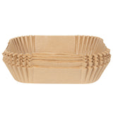 Liners, Air Fryer, Pastry Tek 6.25 x 6.25 x 1.75 Inch, Silicone-Coated Paper, Unbleached, Square,100 - 1 EACH