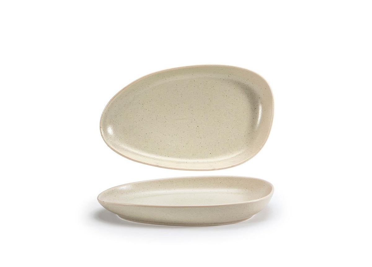 Plates, Porcelain, 11 Inch, Mushroom, Oval,6 - 1 COUNT