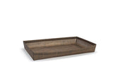 Baskets, Shallow, 20 x 12 x 2.5 Inch Full-Size, Mesh, Copper, Woven Vinyl,4 - 1 COUNT