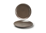 Plates, Porcelain, 11 Inch, Mocha, Round,6 - 1 COUNT