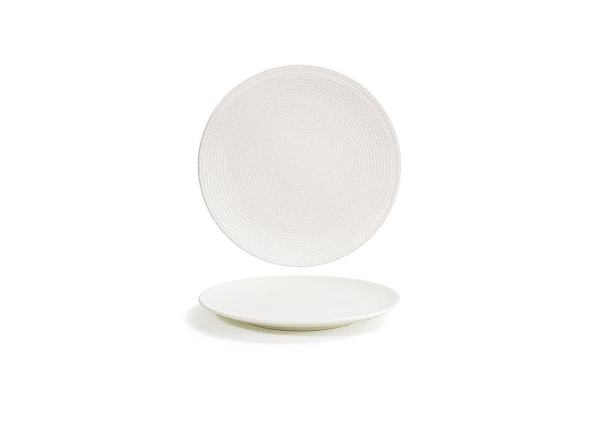 Plates, Coupe, Pearl, 8 Inch, White, Round,6 - 1 COUNT