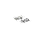 Holders, Taco, Dots, 5.5 x 2 Inch, Silver, Brushed Stainless Steel,12 - 1 EACH