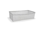 Baskets, Deep, 20 x 12 x 5.75 Inch Full-Size, Mesh, Grey, Woven Vinyl,4 - 1 COUNT