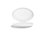 Plates, Porcelain, 13 Inch, White, Oval,4 - 1 COUNT