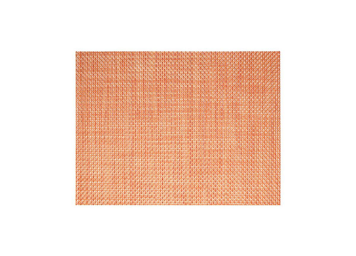 Placemats, Basketweave, 16 x 12 Inch, Apricot, Vinyl,12 - 1 EACH