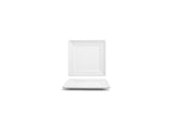 Plates, Spiral, 6 Inch, White, Square,12 - 1 EACH