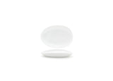 Plates, Porcelain, 10 Inch, White, Oval,4 - 1 COUNT