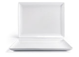 Platters, 17 x 13 Inch, White, Rectangular,2 - 1 COUNT