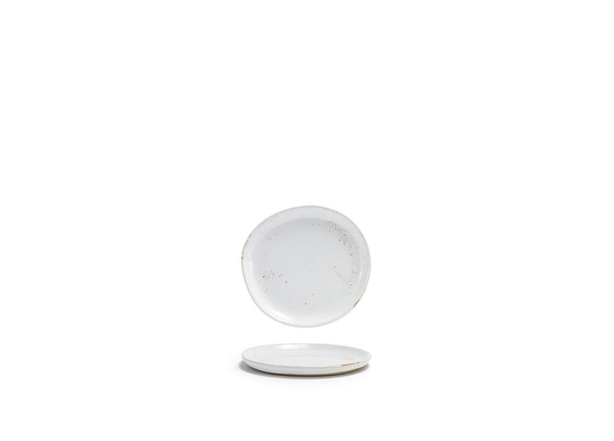 Plates, Porcelain, 6 Inch, Ash, Round,12 - 1 EACH