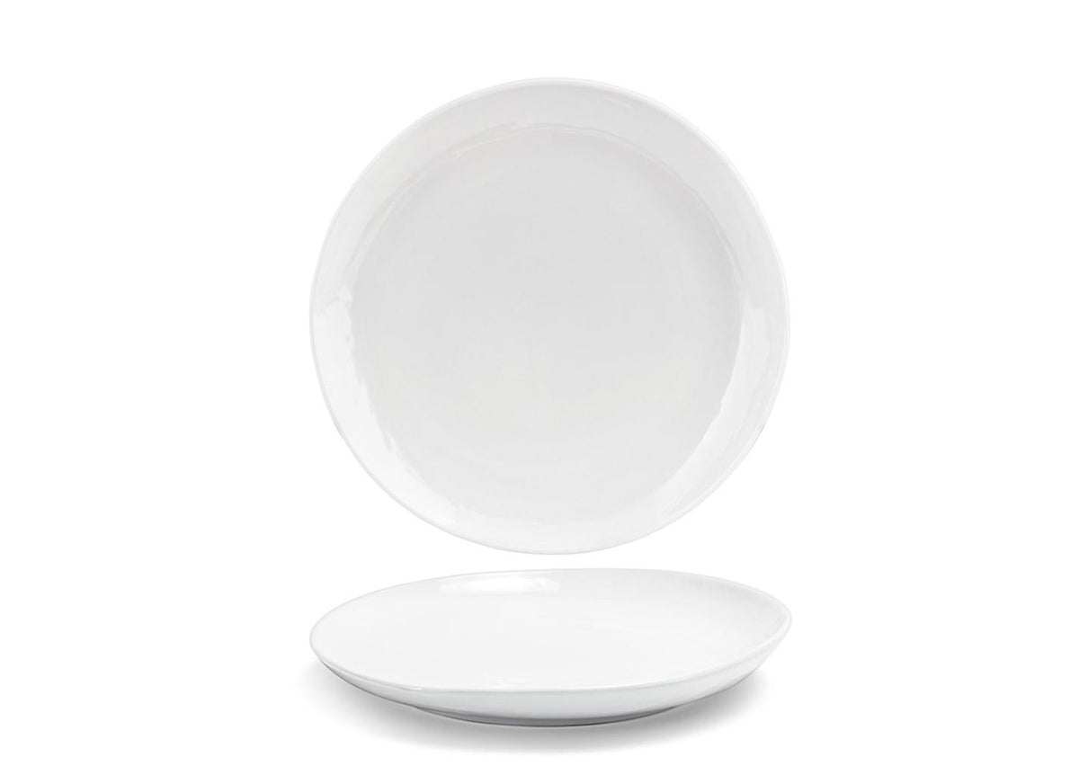 Plates, Porcelain, 10 Inch, White, Round,6 - 1 COUNT