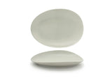 Plates, Porcelain, 12 Inch, Pumice, Oval,2 - 1 COUNT