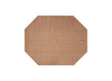 Placemats, Basketweave, 14 x 11 Inch, Canyon, Vinyl,12 - 1 EACH
