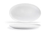 Platters, 21 Inch, White, Oval,2 - 1 COUNT