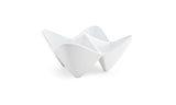 Bowls, Square Pinch, 10 Inch, White,2 - 1 EACH
