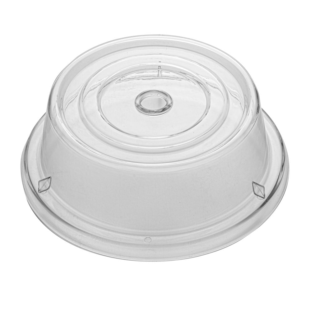 Lids, Dome Plate, 8.5 Inch, Clear, Polycarbonate,10 - 1 COUNT