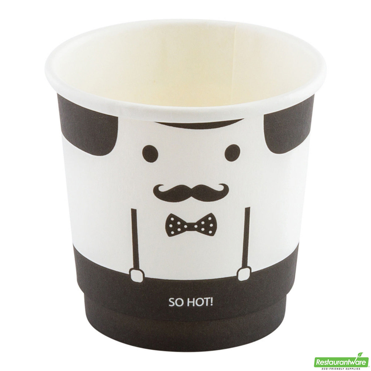 Cups, Hot, 4 Ounce, Paper, Monsieur, Double Wall,1 - 500 COUNT