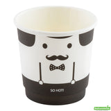 Cups, Hot, 4 Ounce, Paper, Monsieur, Double Wall,1 - 500 COUNT