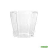 Cups, Dessert, 2 Ounce, Plastic, Clear, Hexagon, Heavyweight, 2 Ounce,1 - 100 COUNT