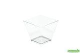 Cups, Kova Dessert, 2 Ounce, Plastic, Clear, Square, Heavyweight, 2 Ounce,1 - 300 COUNT