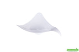 Plates, Appetizer, 3 Inch, Plastic, White Shooting Star Design, Triangle, Heavyweight, 3 Linear Inch,1 - 100 COUNT