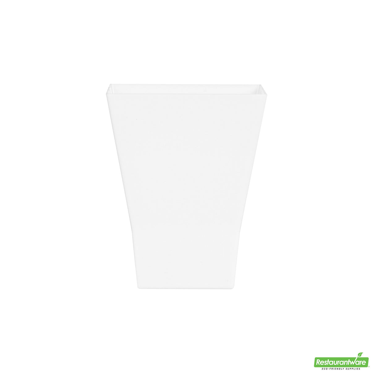 Cups, Dessert, 2 Ounce, Plastic, White Bonito Design, Square, Heavyweight, 2 Ounce,1 - 100 COUNT