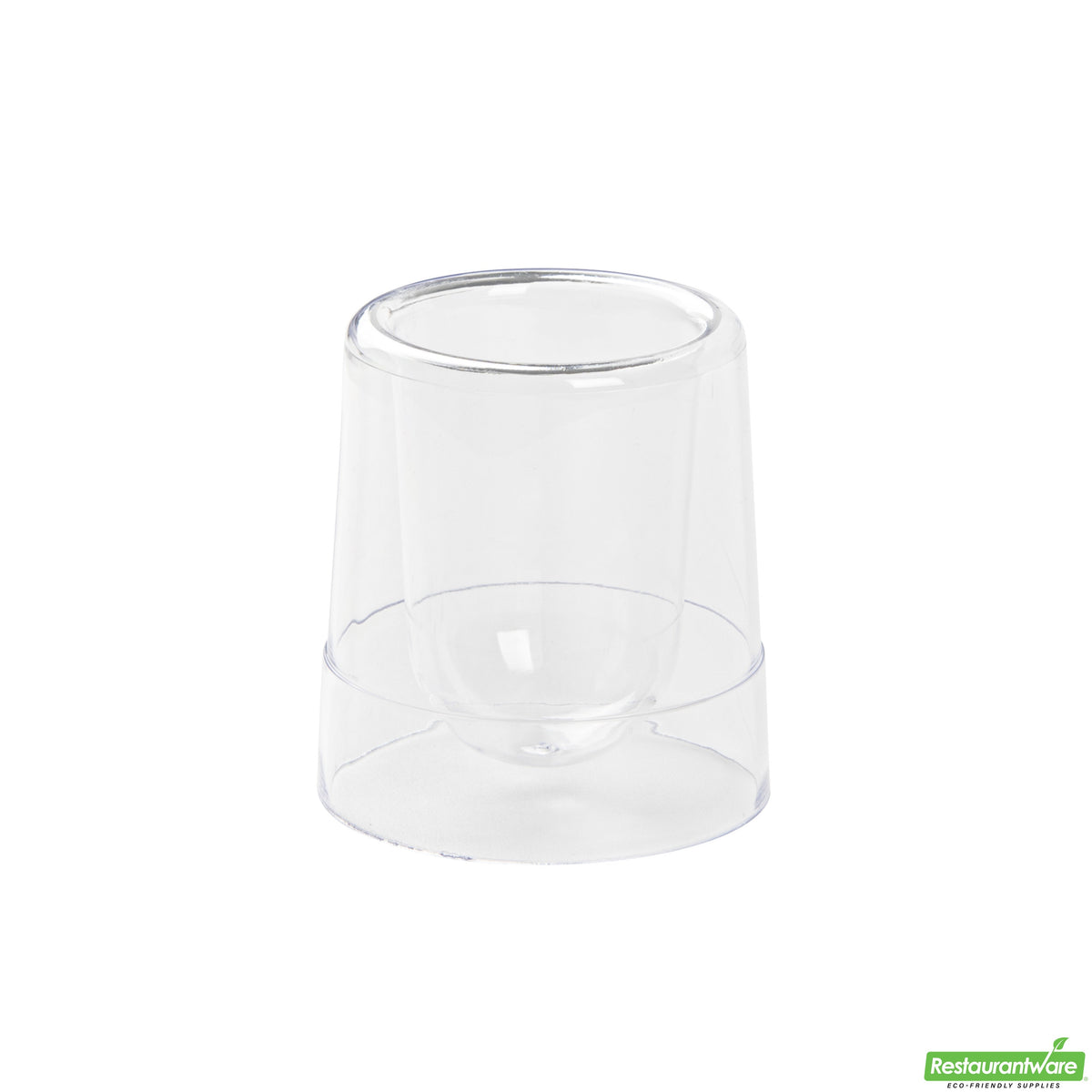 Cups, 2 Ounce, Plastic, Clear, Double-Walled, Heavyweight, 2 Ounce,1 - 100 COUNT
