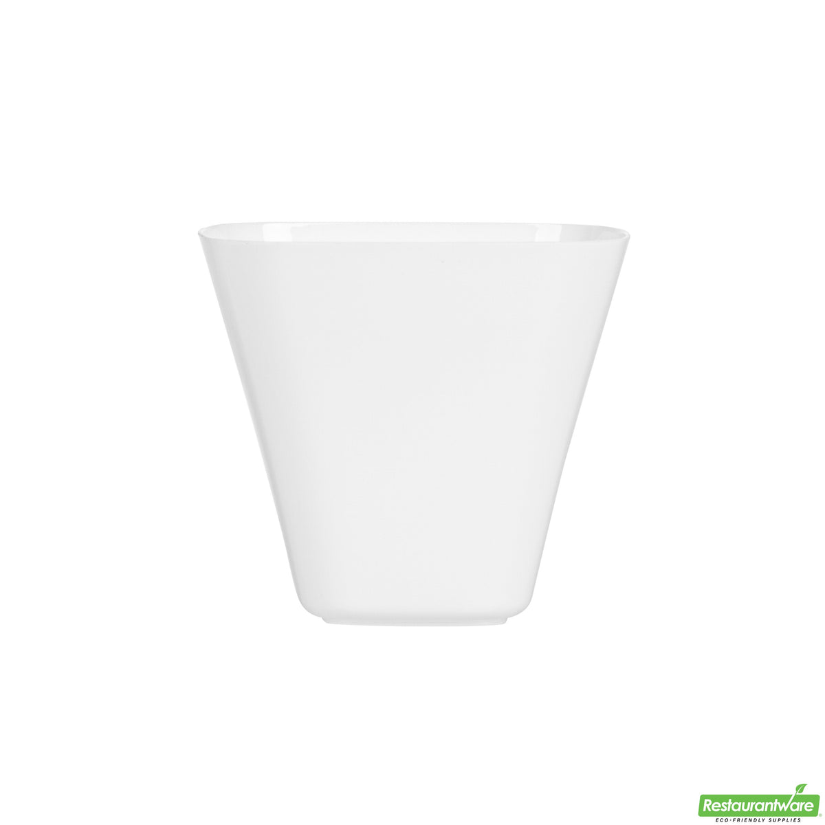 Bowls, Tasting, Plastic, White Belissima Design, Soft Square, Heavyweight,1 - 100 COUNT