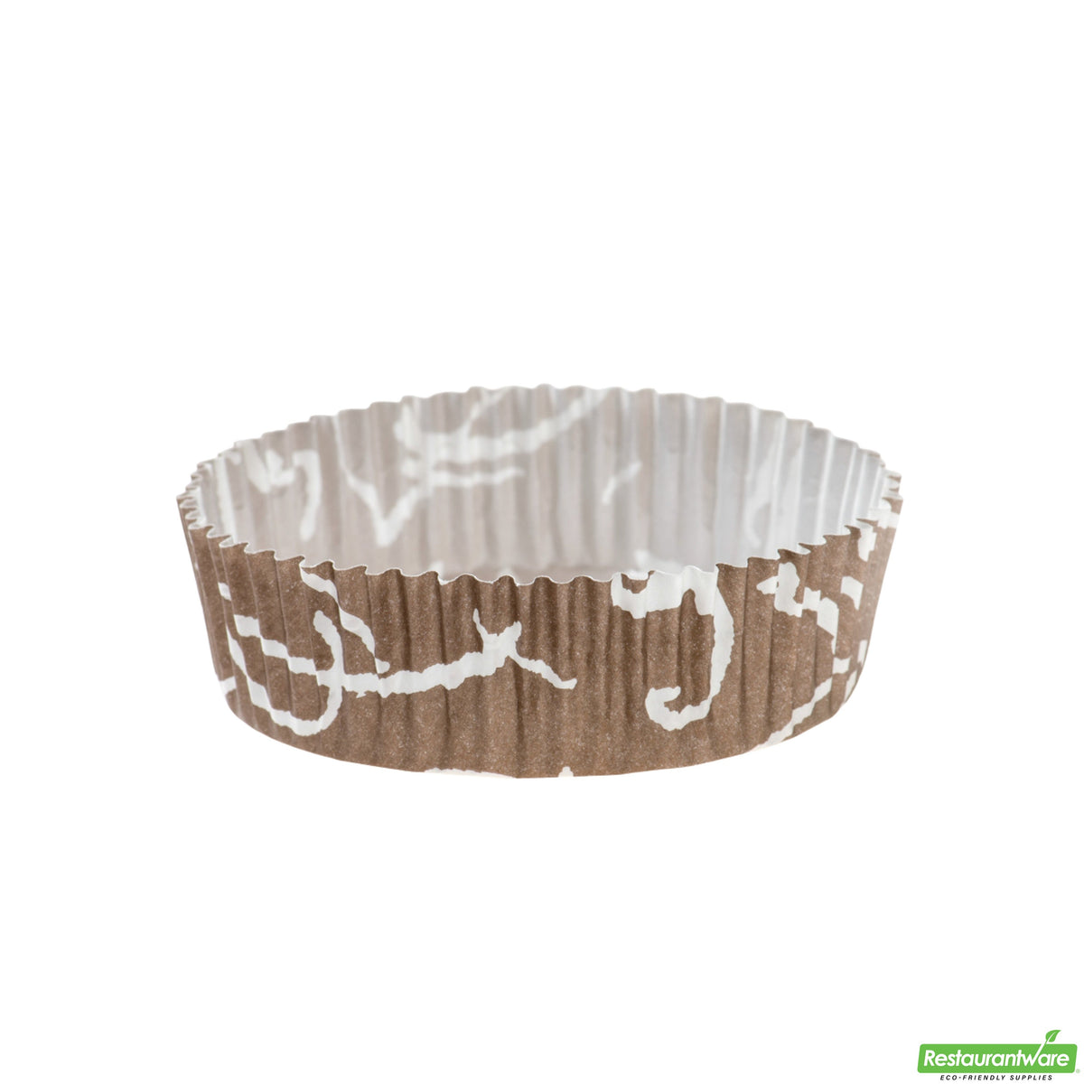 Cups, Baking, 4 Ounce, Paper, Chocolate Wisp, Ridged, 4 Ounce,1 - 200 COUNT