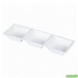 Set, Triplets, 8.75 Inch, Square, White, Melamine, 8.75 Linear Inch,1 - 10 COUNT