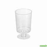 Cups, Drinking, Stackable, Plastic, Clear Lufthansa Design, Tall Round, Heavyweight,1 - 100 COUNT