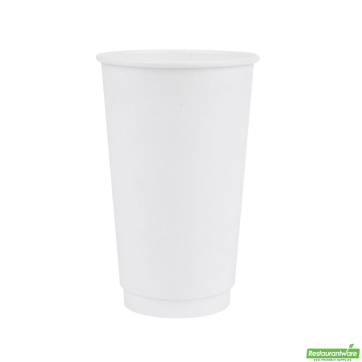 Cups, Hot Coffee, 16 Ounce, Paper, White, Double Wall, 16 Ounce,1 - 500 COUNT