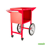 Cart, Red, Stainless Steel, for 8 Ounce Popcorn Machine, with 2 Wheels & 2 Castors,1 - 1 EACH