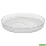 Plates, Vetri 8.25 x 8.25 x 1 Inch, Glass, White Alabaster, Round,6 - 1 COUNT