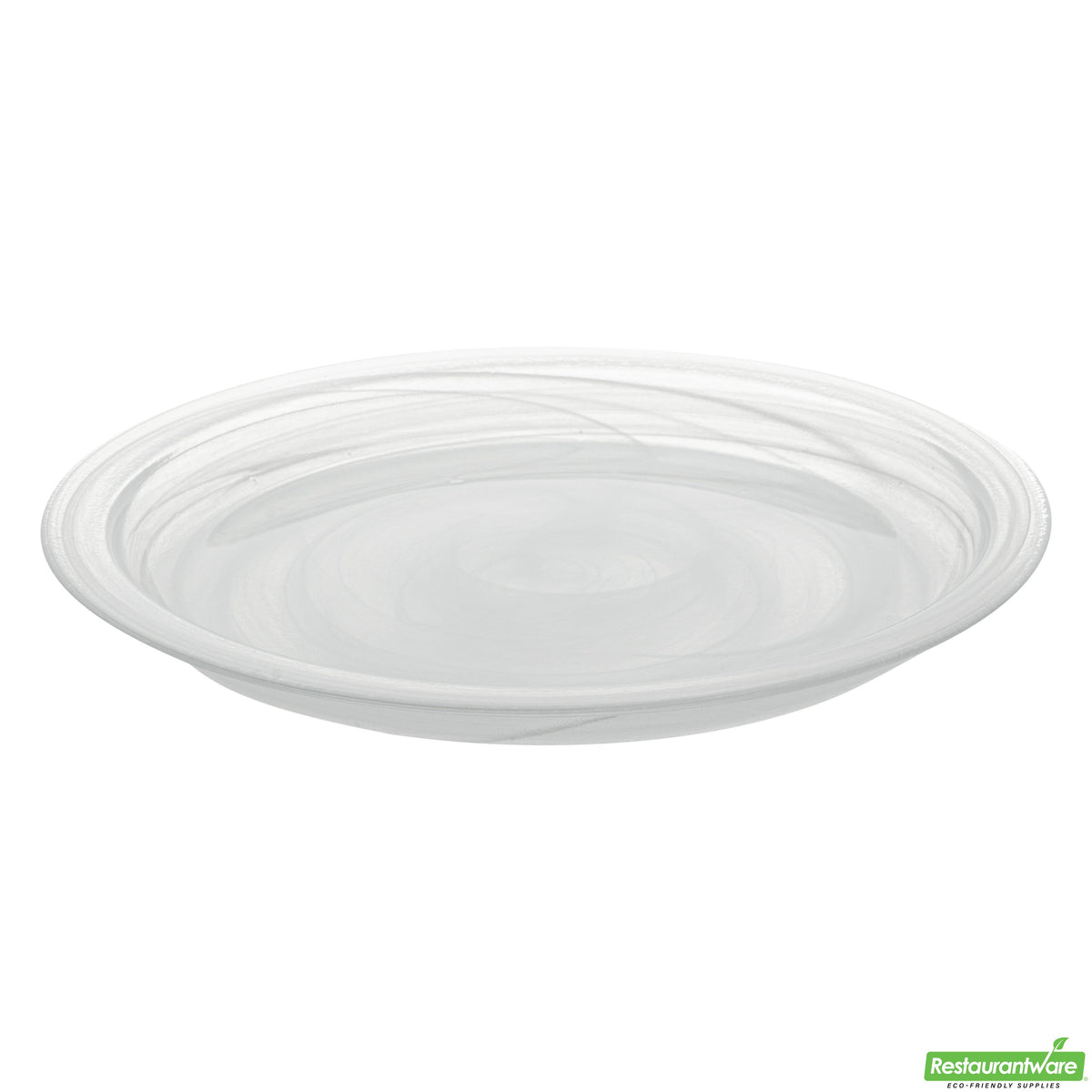 Plates, Vetri 8.25 x 8.25 x 0.75 Inch, Glass Solar, White, Round,6 - 1 COUNT