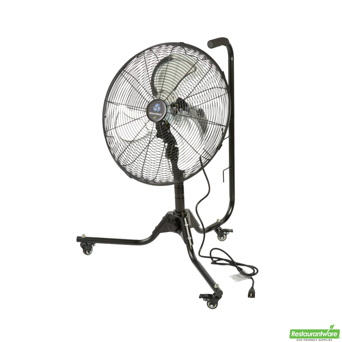 Fan, Floor, Wind Blade, 3-Speed Industrial, 18 Inch, Tilt Head, Portable,1 - 1 EACH