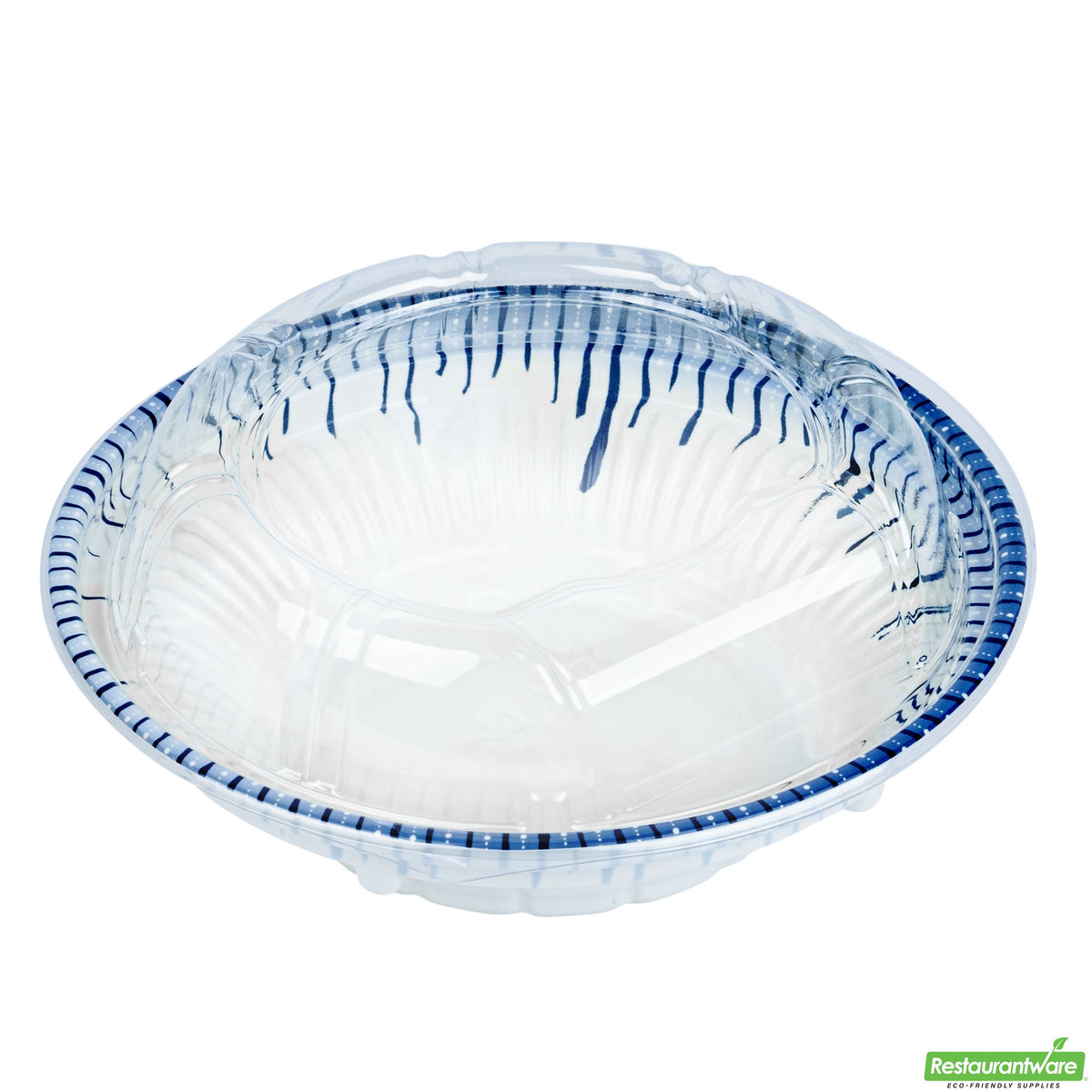 Lids, Bento Tek, Plastic, Clear, 6.75 x 6.75 x 1.25 Inch, Round, for 10 Ounce Asian-Style Bowl,4 - 100 COUNT