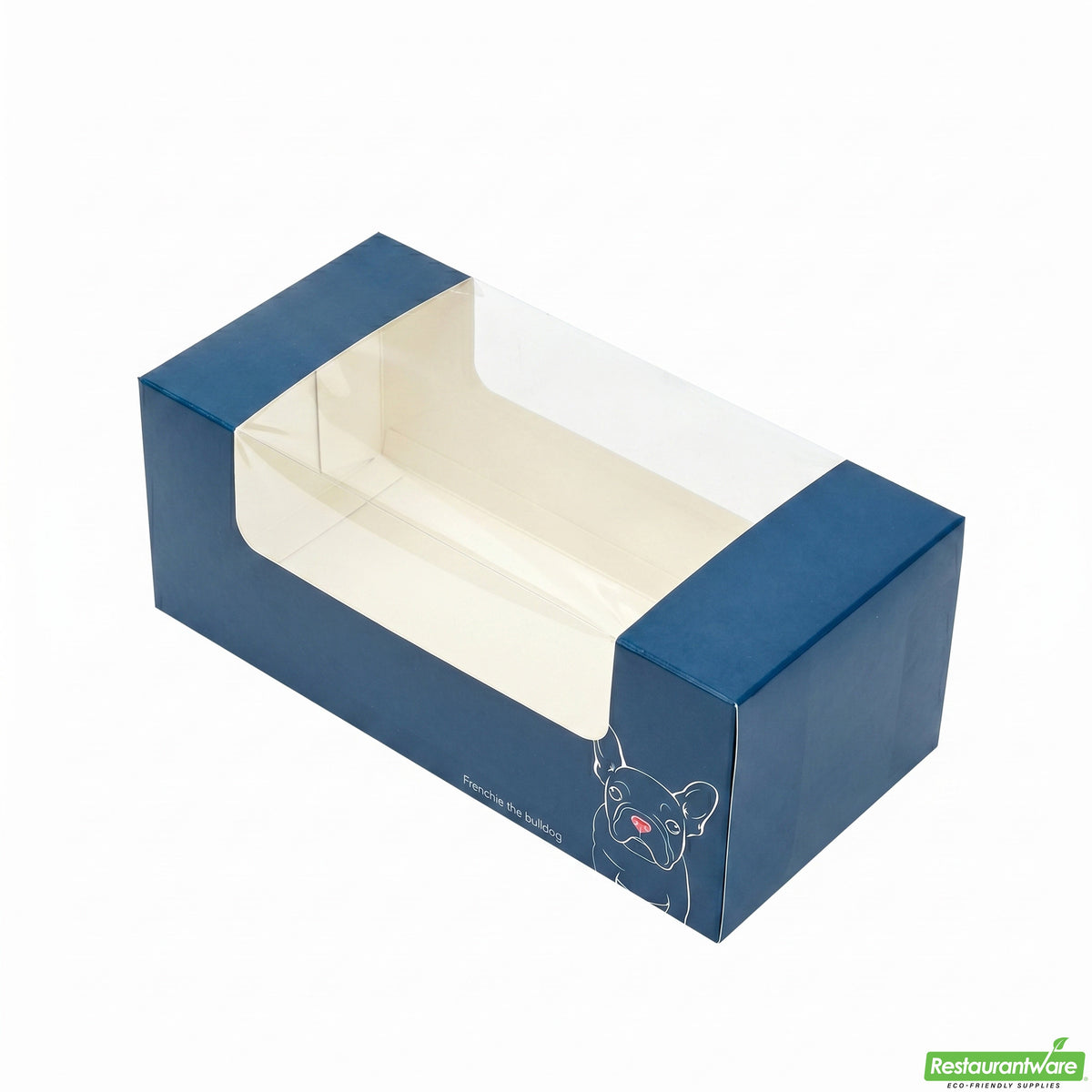Boxes, Pastry & Cake, Pastry Tek 9.75 x 4.75 x 4 Inch, Paper, Frenchie, with Window,100 - 1 COUNT
