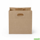Bags, 11 x 7 x 11 Inch, Paper, Kraft, with Handle,1 - 100 COUNT