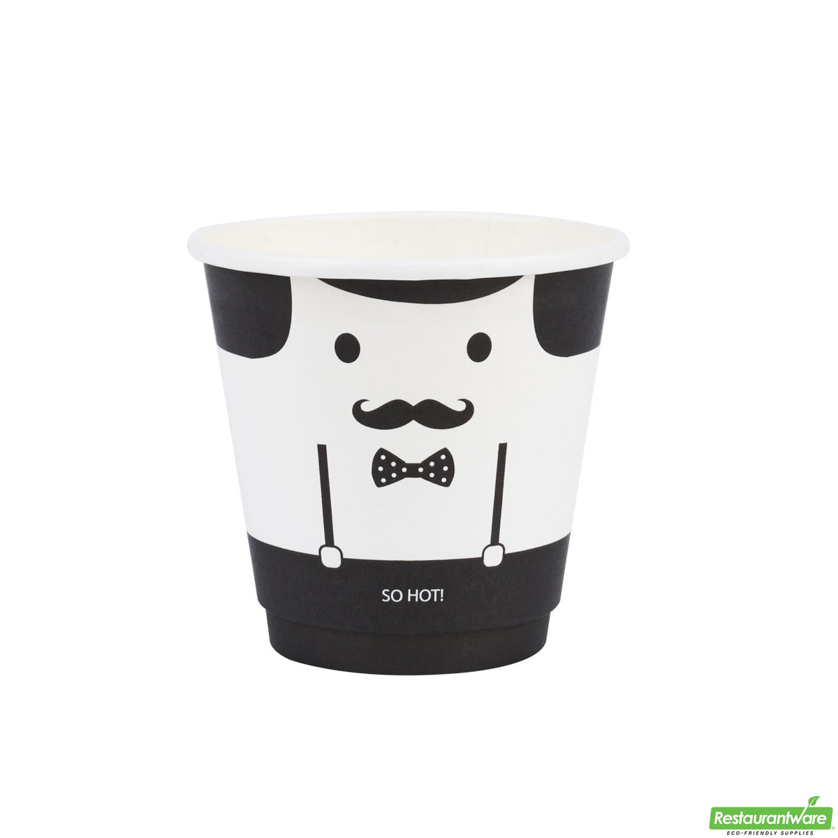 Cups, Hot, 8 Ounce, Paper, Monsieur, Double Wall,1 - 500 COUNT