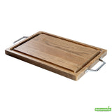 Board, Cutting & Serving, 21.5 x 12 x 1 Inch, Small, Platinum, Ash Wood, 21.5 Linear Inch,1 - 1 EACH