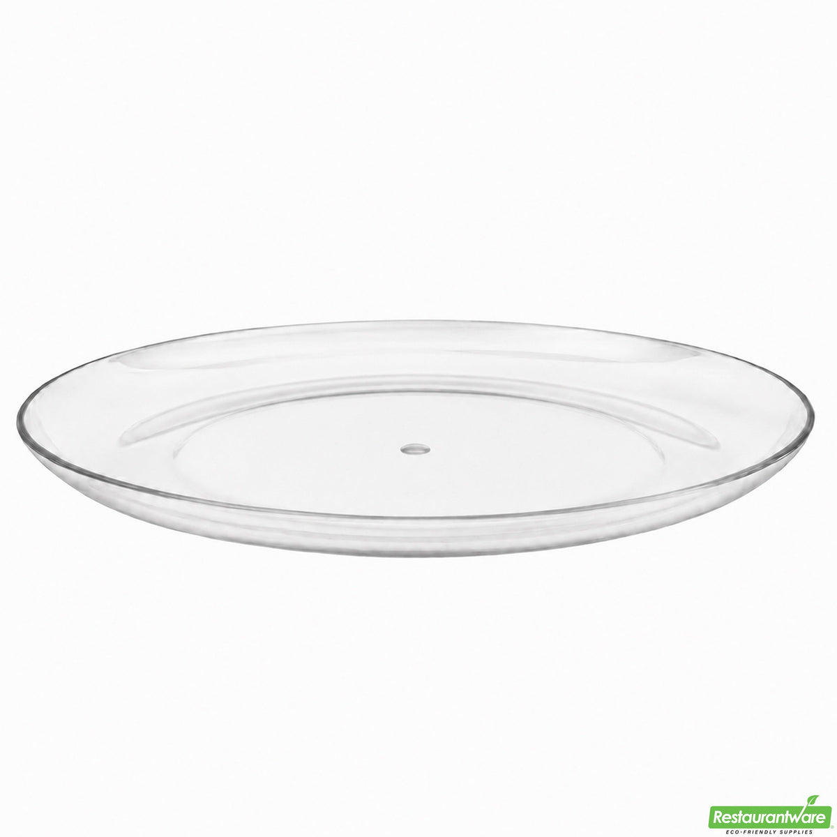 Plates, Food, 7 Inch, Plastic, Clear, Round, Medium-weight, 7 Linear Inch,1 - 100 COUNT