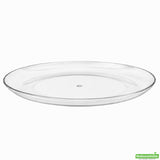 Plates, Food, 7 Inch, Plastic, Clear, Round, Medium-weight, 7 Linear Inch,1 - 100 COUNT
